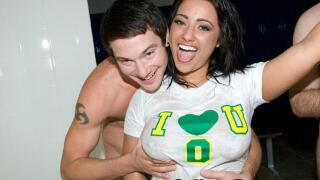 CollegeRules – Dorm Train – Eva Michaels aka Leah Lopez aka Gabby