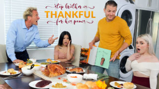 MyFamilyPies – Stepbrother Is Thankful For His Penis – S22:E3 – Haley Spades, Lulu Chu, Codey Steele