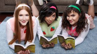 BFFs – Words That Cum Alive – Harper Red, Naudi Nala, Ozzy SparX, Nicky Rebel