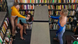 LilHumpers – Sneaky Librarian Gets College Cock – Mandy Waters, Krissy Knight, Jimmy Michaels