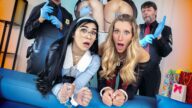 DaughterSwap – “All This for Our First Offense?!” Dirty Little Shoplifters Swap – Delilah Dagger, Addison Vodka